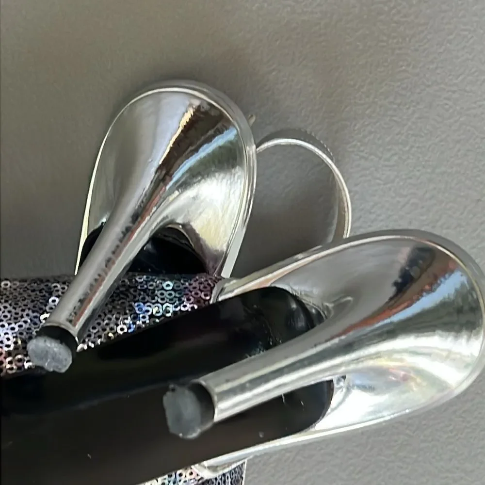 Stuart Weitzman Sequin Heels - 9.5